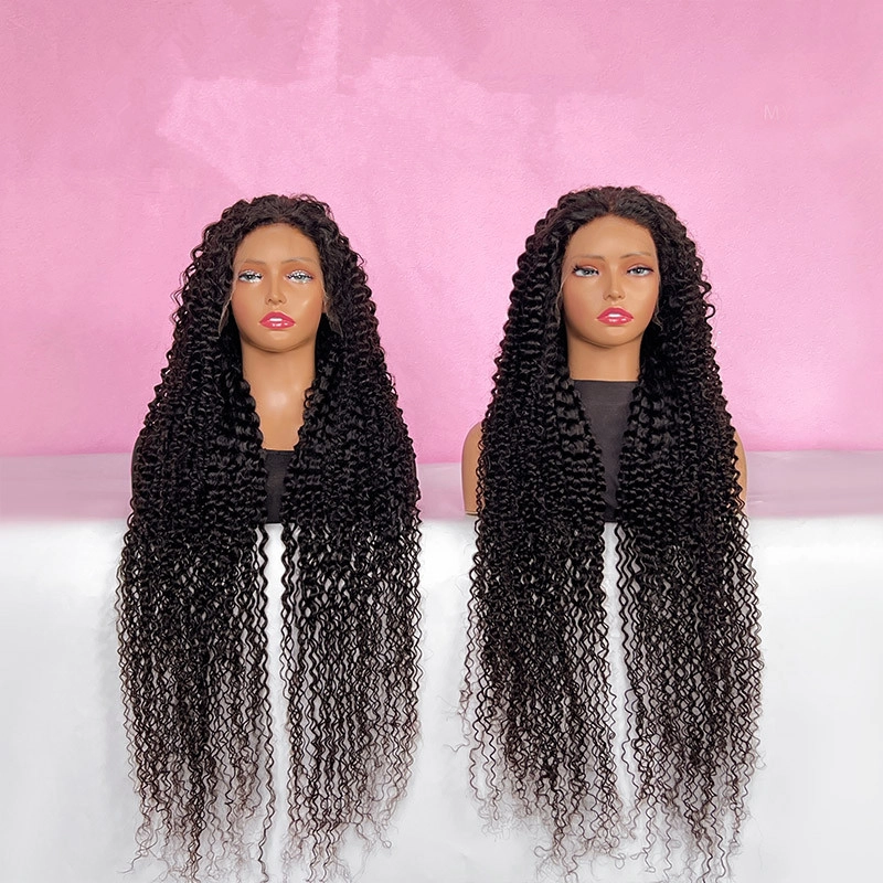 40inch Virgin Hair 13x4 HD Lace Frontal Wig Jerry Curly Wigs